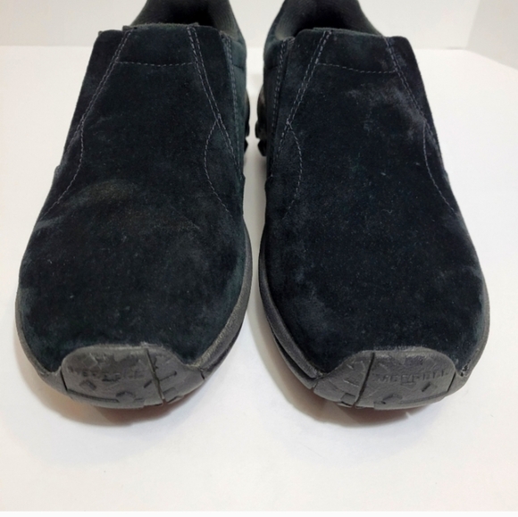 Merrell Women's Jungle Moc Style J60826 Slip on Black Suede Shoe Size 9 - Picture 5 of 6